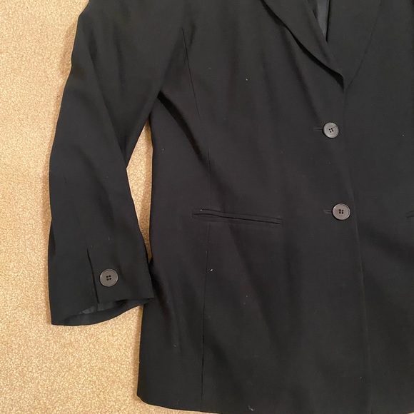 Talbots Vintage Women’s Black Blazer Size 16 - Picture 4 of 4